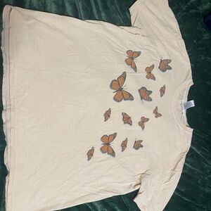 Butterfly Print Urban Outfitters Tee